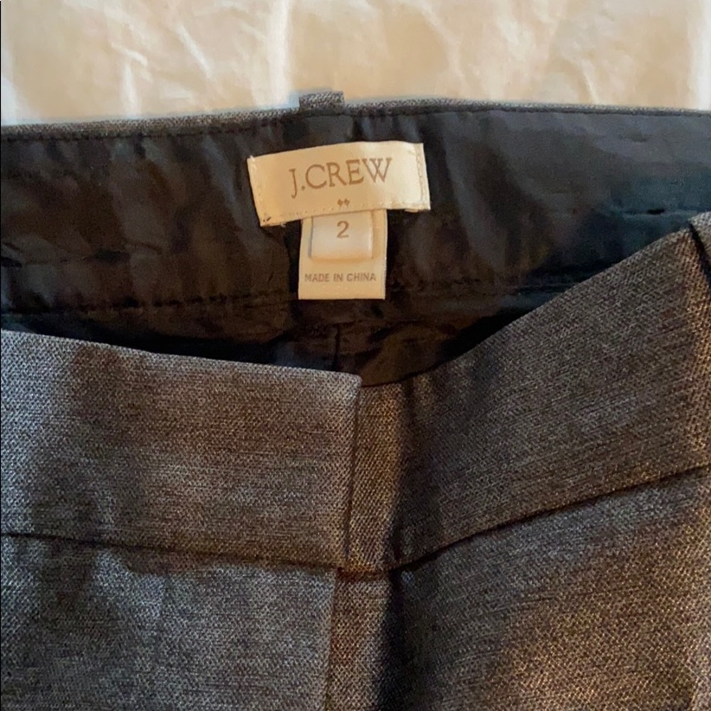 Jcrew dark silver dress pants